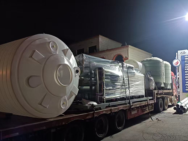 【川一股份】15T/H雙級反滲透設備裝車發往山東濰坊高密